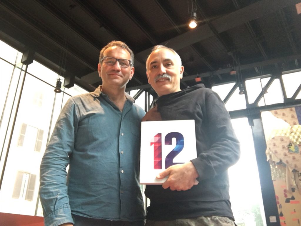 Con Giorgio De Finis, direttore del Museo MACRO Asilo, Roma 2018