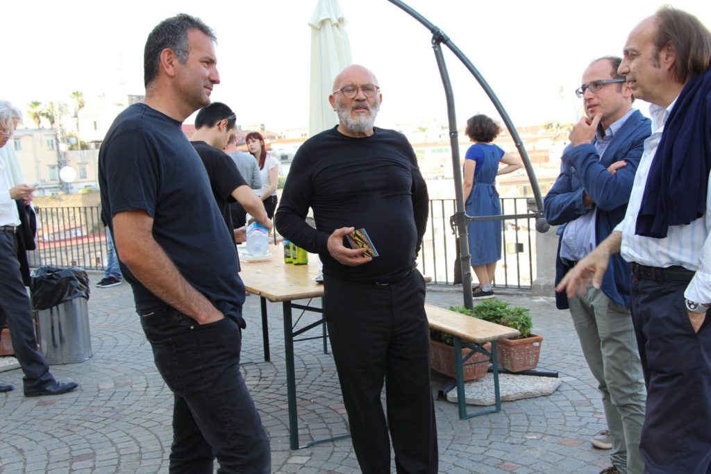 Con Giuseppe Morra, Museo Hermann Nitsch-Fondazione Morra, Napoli 2010