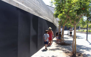 2015 Muro Negro Relacional, Bienal del Fin del Mundo, Valparaíso, Chile