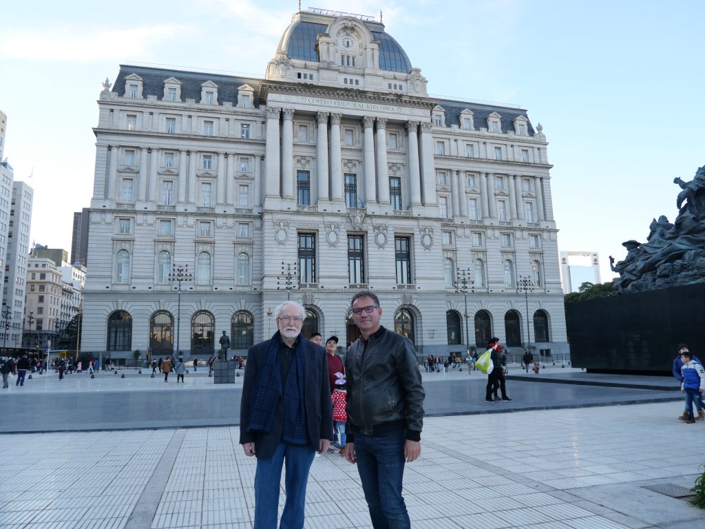 Con il professore Claudio Guerri, CCK Kirchner Cultural Center, Buenos Aires 2019