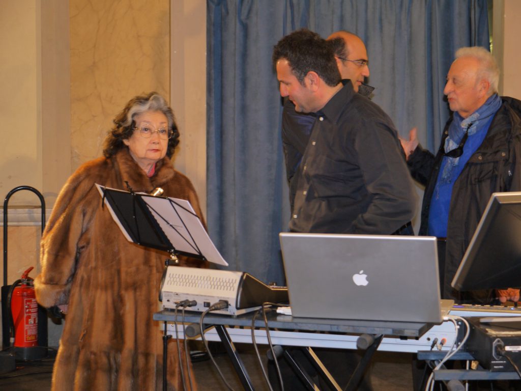 Con Michiko Hirayama, Casa Dell'Architettura, Acquario Romano, Roma 2010