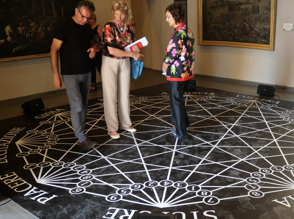 Con Anna Imponente e Patrizia Bordoni, Museo della Certosa di San Martino, Napoli 2019